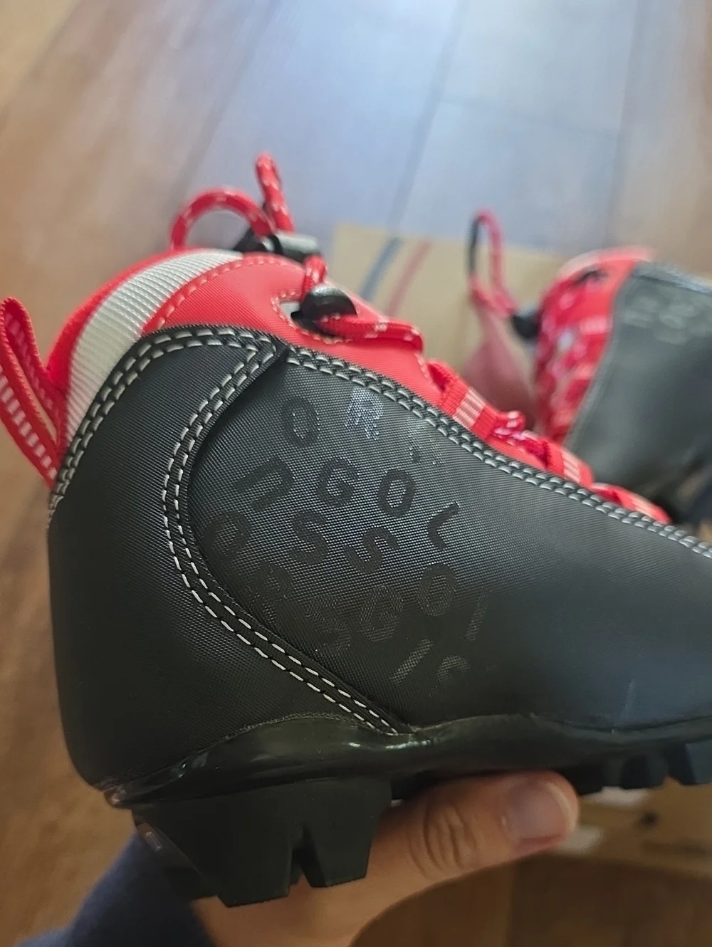 Rossignol Kids Red and Black X1 JR Nordic Ski Boots